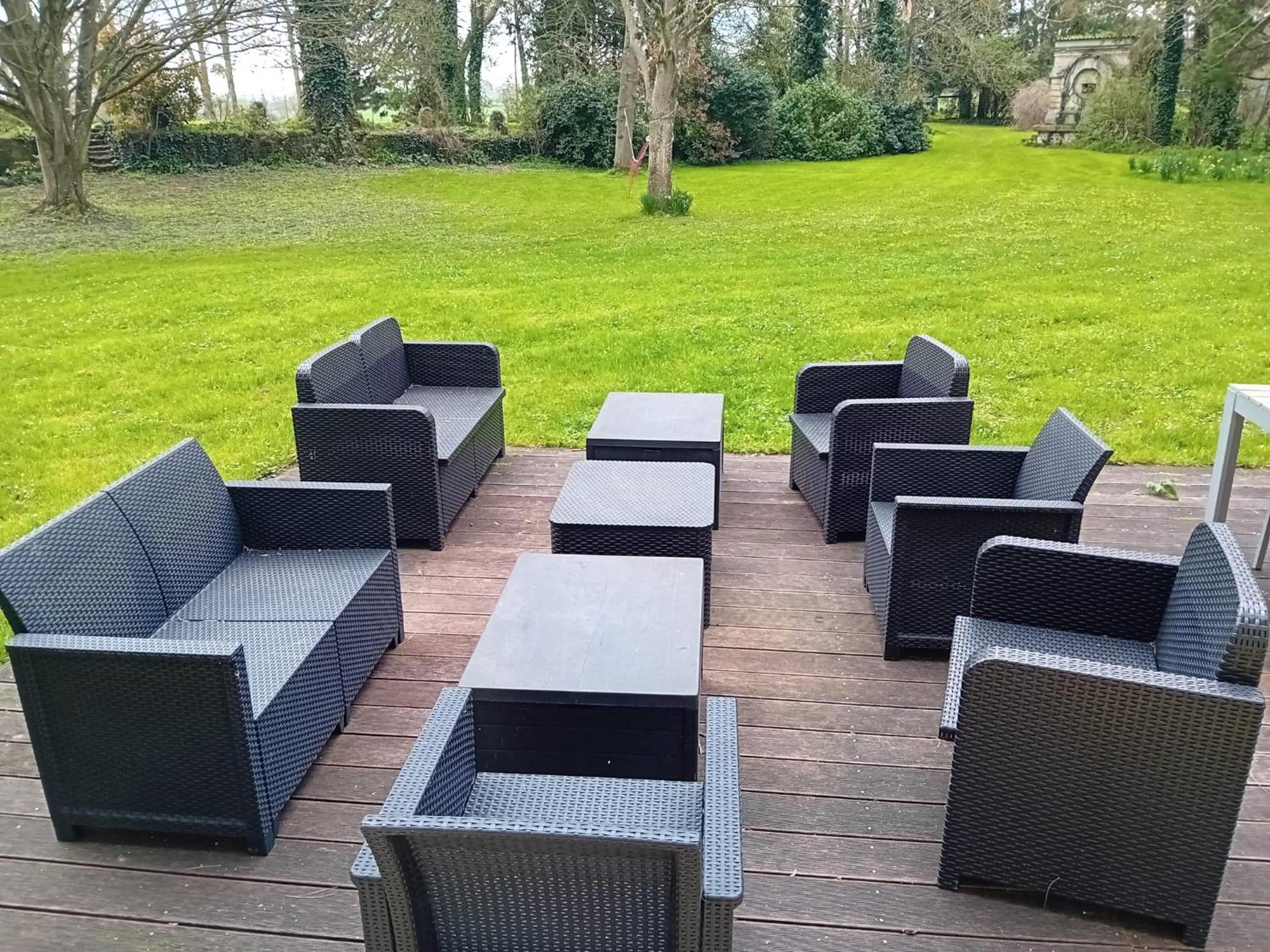 Magnifique Chateau Renove Proche Bourg Grand Parc Belle Terrasse Billard, Ping Pong, Proche Bayeux Et Plages Du Debarquement Tilly-sur-Seulles Bagian luar foto